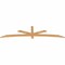 Ekena Millwork Alberta Smooth Timber Gable Bracket, Western Red Cedar, 96"W x 24"H x 1 1/2"D x 3 1/2"F, 6/12 Pitch GBW096X24X0204ALB00SWR - alternate 3